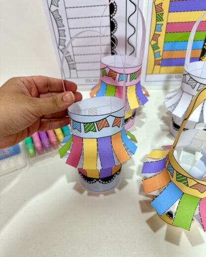 Balão 3D - Festa Junina