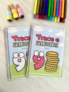 Apostila Trace e Pinte – Numerais de 1 a 20