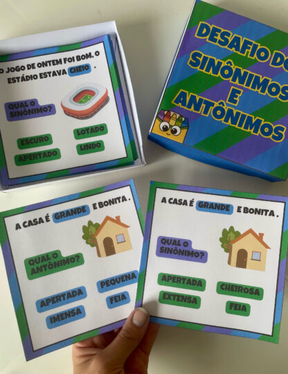 Caixinha antônimos e sinônimos - Imagem 4