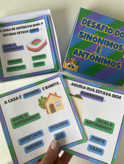 Caixinha antônimos e sinônimos - Imagem 7