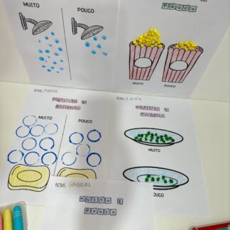 Atividades de Artes – Tema: Conceitos Grande e Pequeno