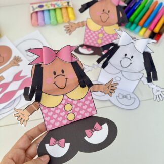 Atividade 3D tema “Menina Bonita do Laço de Fita”