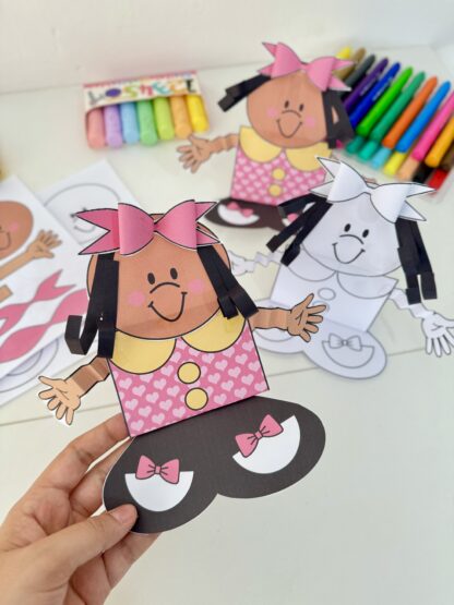 Atividade 3D tema “Menina Bonita do Laço de Fita”