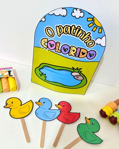 Luva musical “O Patinho Colorido” - Imagem 6