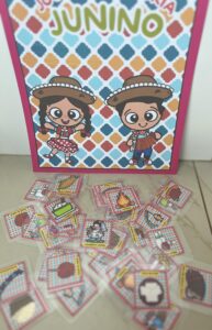 Jogo da memória Junino