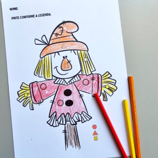 Espantalho para pintar