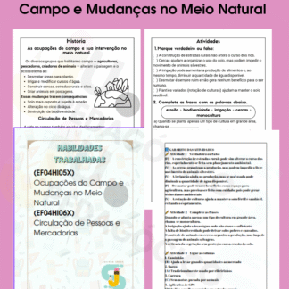 Material de Estudo de História- Ocupações do campo e circulação de pessoas e mercadorias