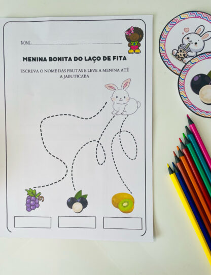 Luva de História: Menina Bonita do Laço de Fita - Imagem 2