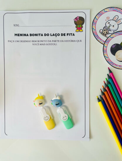 Luva de História: Menina Bonita do Laço de Fita - Imagem 3