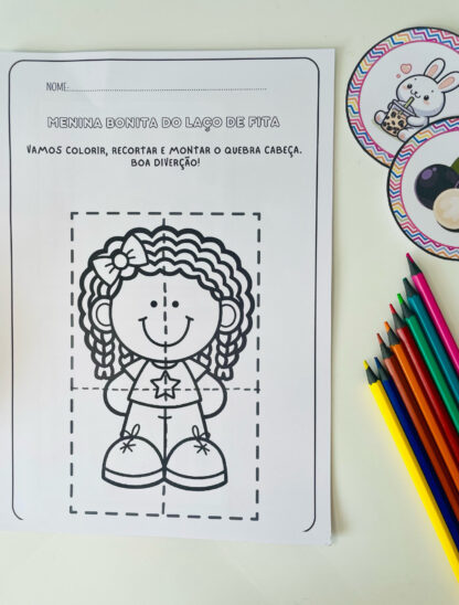 Luva de História: Menina Bonita do Laço de Fita - Imagem 6