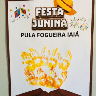 Painel interativo fogueira