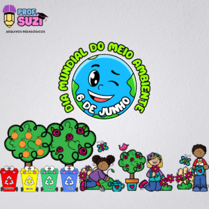 PAINEL DECORATIVO DIA MUNDIAL DO MEIO AMBIENTE