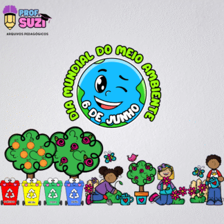 PAINEL DECORATIVO DIA MUNDIAL DO MEIO AMBIENTE