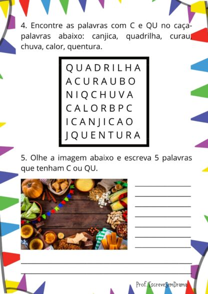 Atividade de São João (Língua Portuguesa) - Imagem 3