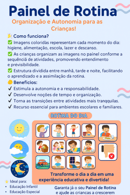 Painel de rotina