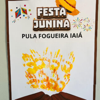 Painel interativo fogueira