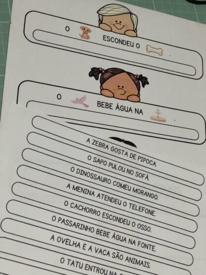 Frases com Enigmas: Leitura Divertida e Interpretação com 20 Fichas Ilustradas - Imagem 3
