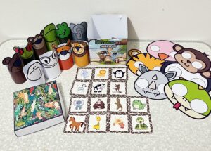 Caixa Imitando os Animais — Aprender Brincando