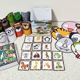 Caixa Imitando os Animais — Aprender Brincando