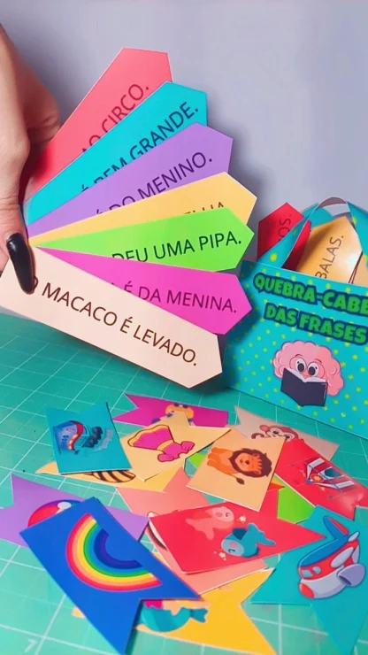 Frases Embaralhadas: Atividade de Leitura e Escrita com Quebra-Cabeça - Imagem 4