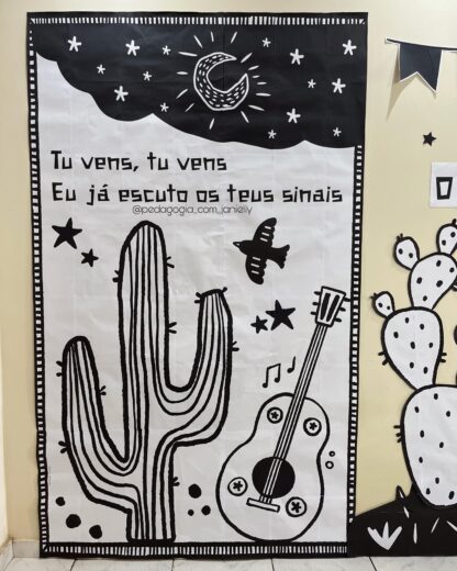 ARQUIVOS - CENÁRIO GIGANTE XILOGRAVURA/FESTAS JUNINAS - SÃO JOÃO - Imagem 4