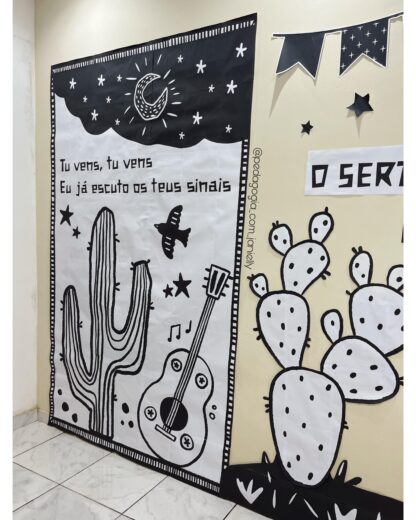 ARQUIVOS - CENÁRIO GIGANTE XILOGRAVURA/FESTAS JUNINAS - SÃO JOÃO - Imagem 8