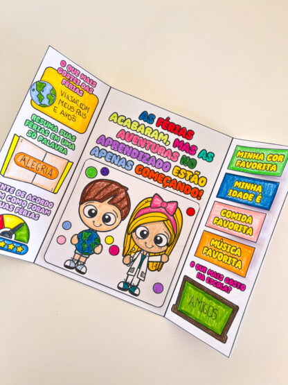 Lapbook Volta às aulas - Imagem 2