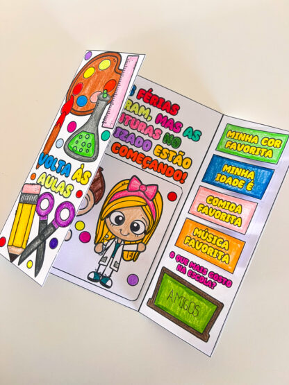 Lapbook Volta às aulas - Imagem 4