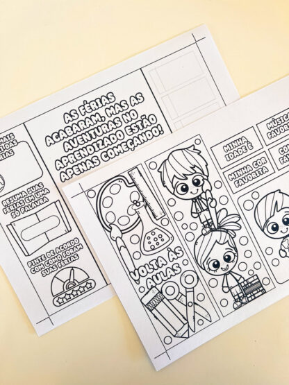 Lapbook Volta às aulas - Imagem 7