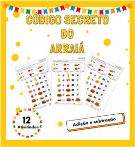 Código Secreto do Arraiá: Adição e Subtração