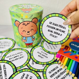 Desafio Volta às Aulas - 🏖️✨Lata de Atividade Interativa de Volta às Aulas! ✨🏖️
