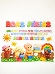 Painel “Boas Férias” Bobbie Goods