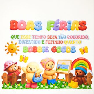 Painel “Boas Férias” Bobbie Goods