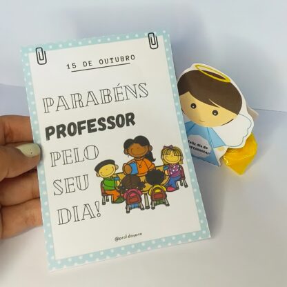 Porta bombom e cartão - Dia dos professores - Imagem 2