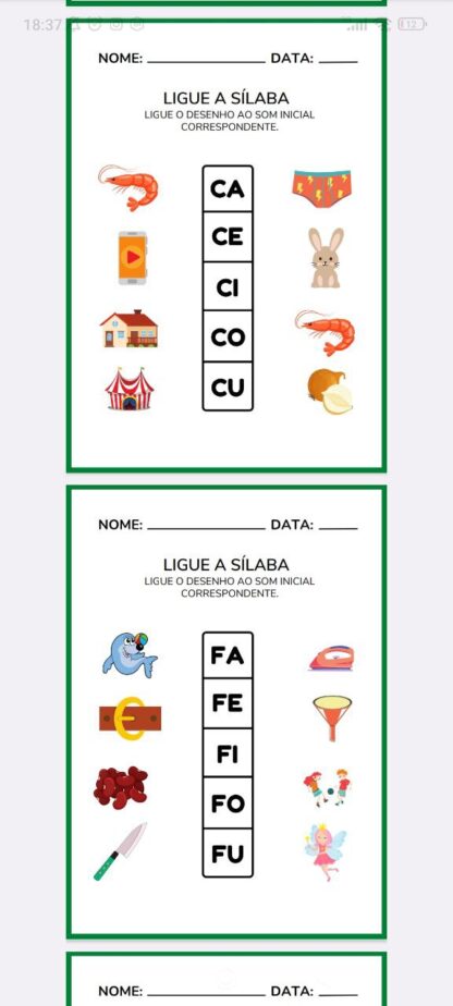 Caderno Sílabas Simples - Imagem 6