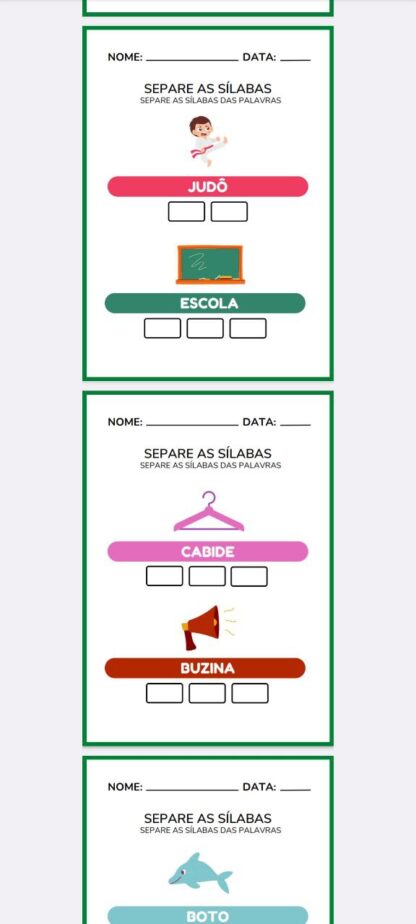 Caderno Sílabas Simples - Imagem 8