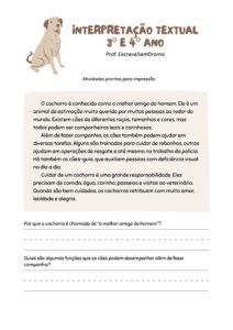 Compreensão Textual para 3º e 4º ano