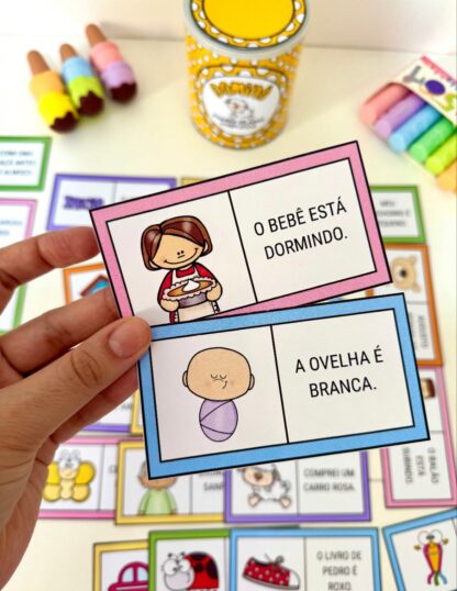 Dominó de Frases – Sílabas Complexas - Imagem 8
