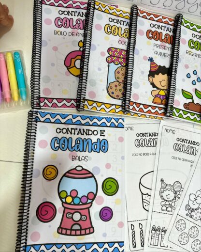 Kit Contando e Colando – Numerais de 0 a 10 - Imagem 8