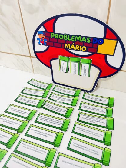 30 PROBLEMAS MATEMÁTICOS – TEMA MARIO + BOLSO COGUMELO - Imagem 4