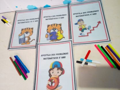 Kit de Apostilas de Problemas Matemáticos – 1º ao 5º Ano: Aprender Matemática - Imagem 2
