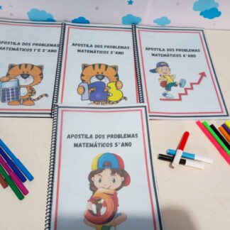 Kit de Apostilas de Problemas Matemáticos – 1º ao 5º Ano: Aprender Matemática