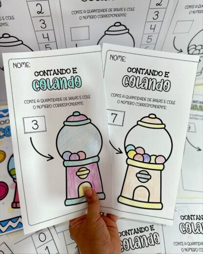 Apostila Contando e Colando – Balas - Imagem 2