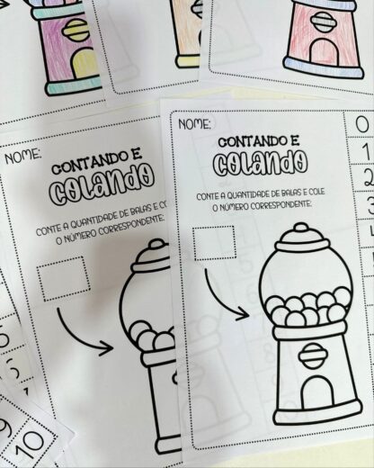 Apostila Contando e Colando – Balas - Imagem 5