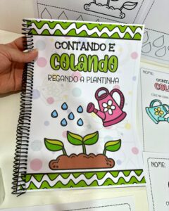 Apostilas Contando e Colando- Regando a Plantinha