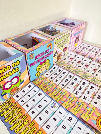 🎉 Combo Bingo das 4 Operações – Aprender brincando nunca foi tão fácil! ➕➖✖️➗ - Imagem 8
