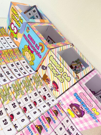 🎉 Combo Bingo das 4 Operações – Aprender brincando nunca foi tão fácil! ➕➖✖️➗ - Imagem 7