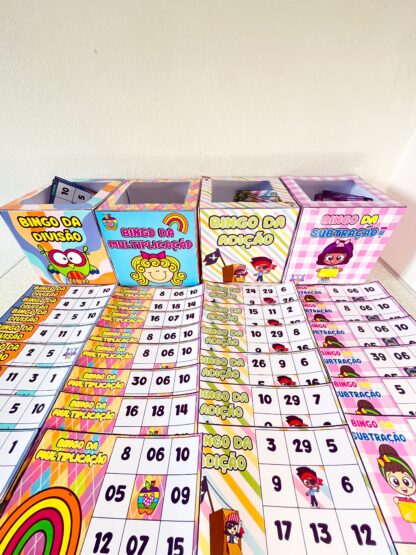 🎉 Combo Bingo das 4 Operações – Aprender brincando nunca foi tão fácil! ➕➖✖️➗ - Imagem 6