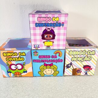 🎉 Combo Bingo das 4 Operações – Aprender brincando nunca foi tão fácil! ➕➖✖️➗
