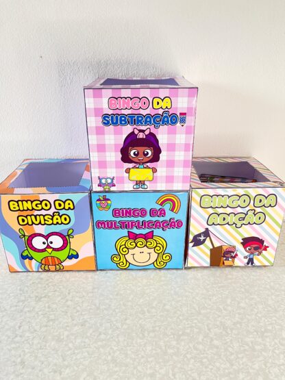🎉 Combo Bingo das 4 Operações – Aprender brincando nunca foi tão fácil! ➕➖✖️➗